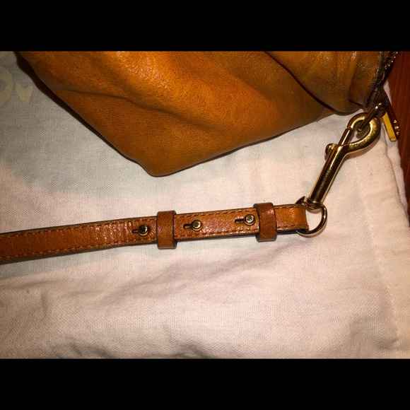 CHLOE Cognac Leather Medium Ethel Satchel Bag - Picture 3 of 4